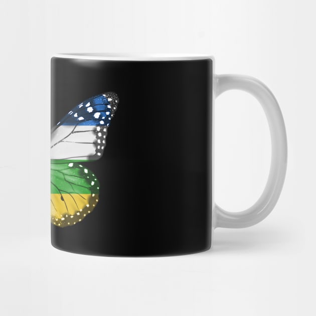 Central African Flag  Butterfly - Gift for Central African From Central African Republic by Country Flags